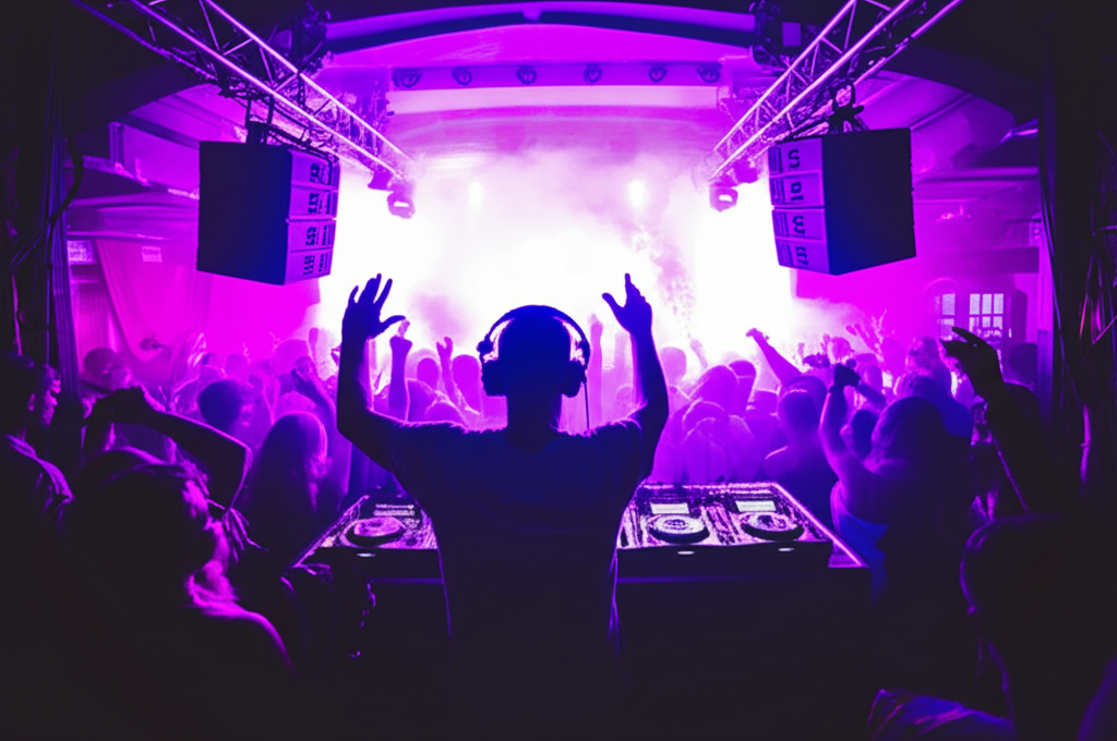 DJ performing